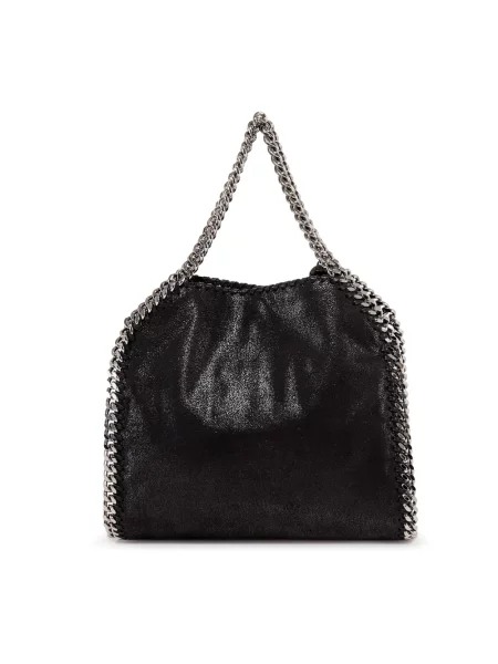 Mała mały torebka skórzana Stella Mccartney elegancka czarna