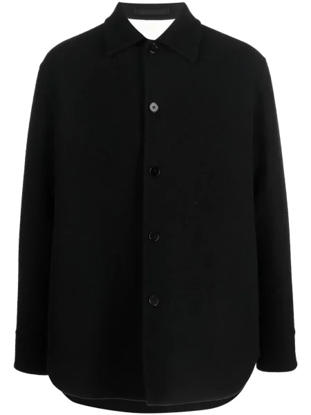 Geacă Jil Sander de lână negru