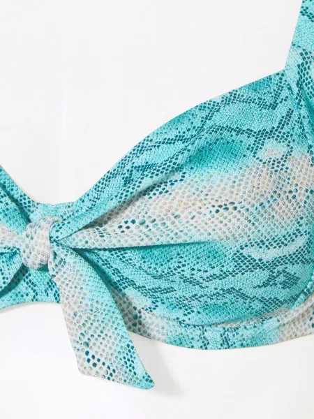 Lidea Bikiny S Ramínky Arctic Serpent tyrkysová černá bílá