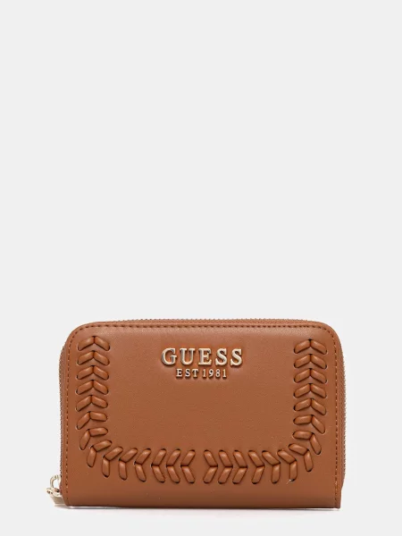Портмоне Guess TATUM кафяво