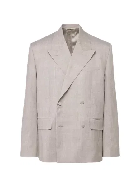 Sacou Givenchy cu două rânduri de nasturi gri