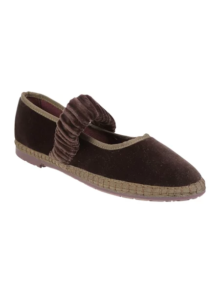 Espadryle Flabelus brązowe