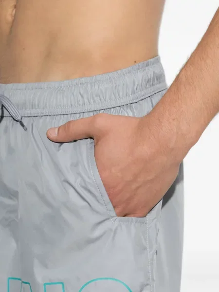 Slip de baie Moschino cu imagine gri
