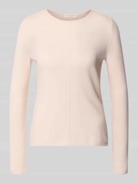 Sweter z dzianiny z czystego kaszmiru o kroju regular fit Christian Berg Woman różowy