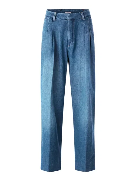 Rich & Royal Pantaloni cu cute denim albastru