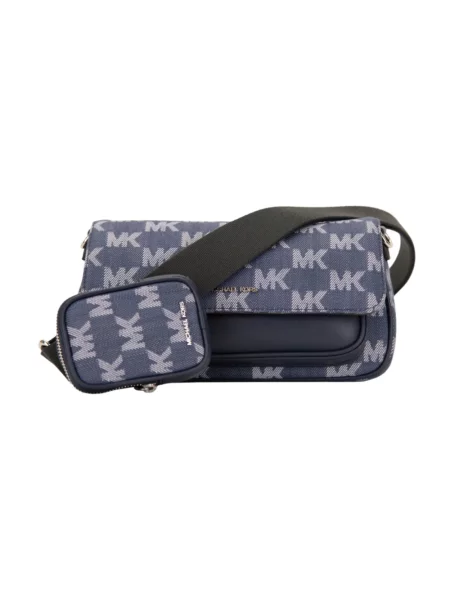Torebka crossbody Michael Kors skórzana niebieska