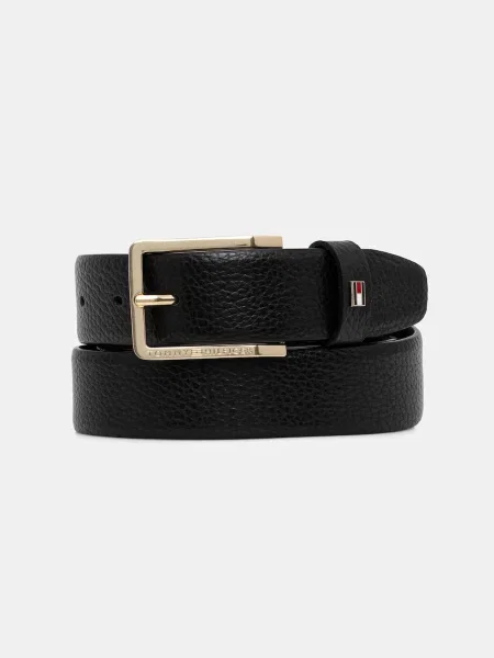 Usnjen Tommy Hilfiger črna