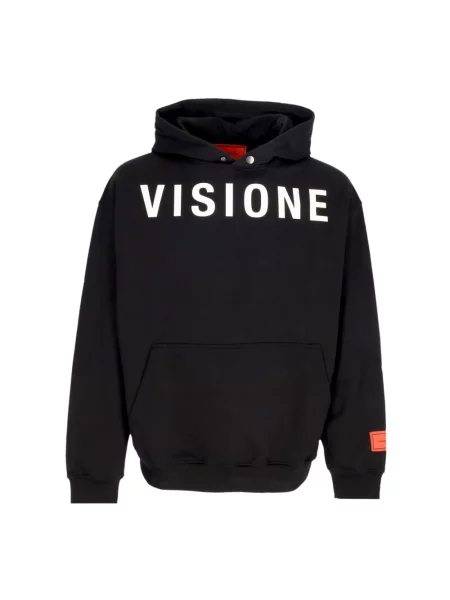Bluza z kapturem Vision Of Super z kapturem z nadrukiem czarna