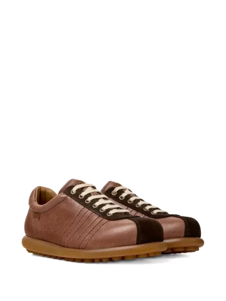 Sneakerși Camper din piele de căprioară maro