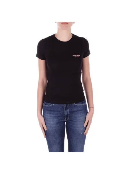 Denim ruha Guess fekete