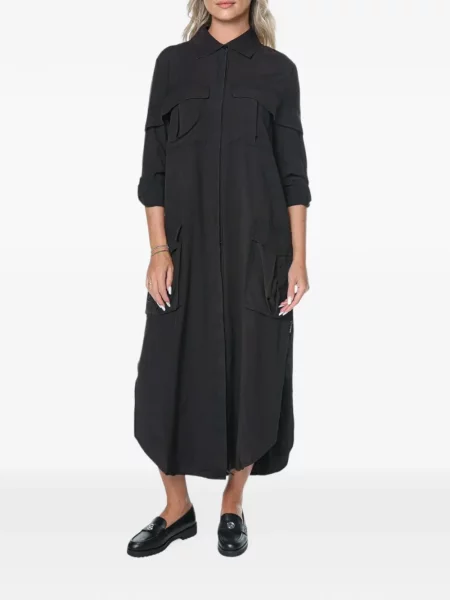 Rochie tip cămașă One Teaspoon negru
