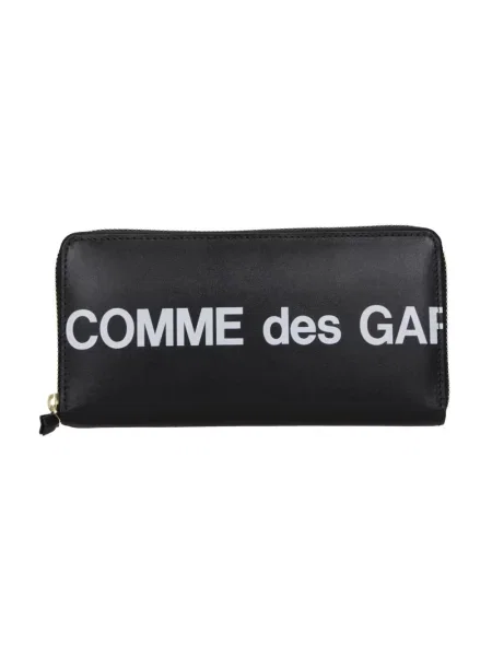 Portfel Comme Des Garcons Wallets z logo czarny