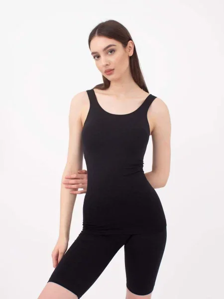 Майка майка Giulia из микрофибры черная