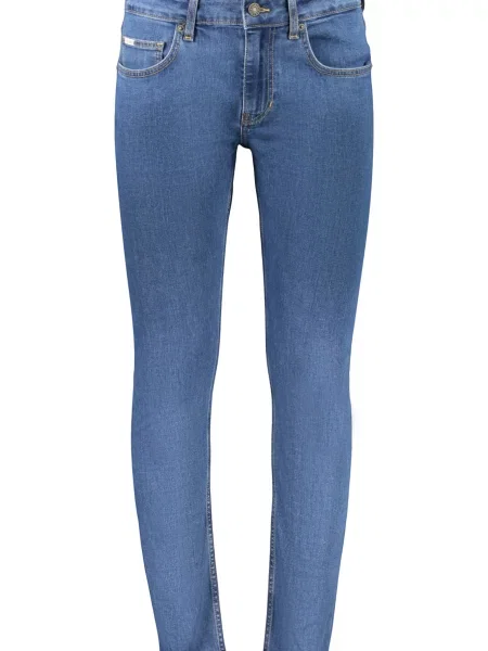 Skinny jeansy skinny Guess Jeans niebieskie