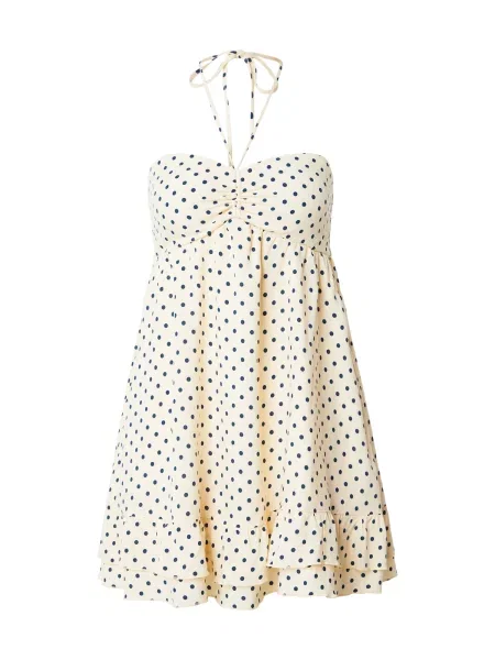 HOLLISTER Rochie de vară bleumarin / deschis galben