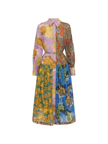 Rochie tip cămașă Alemais de costum violet