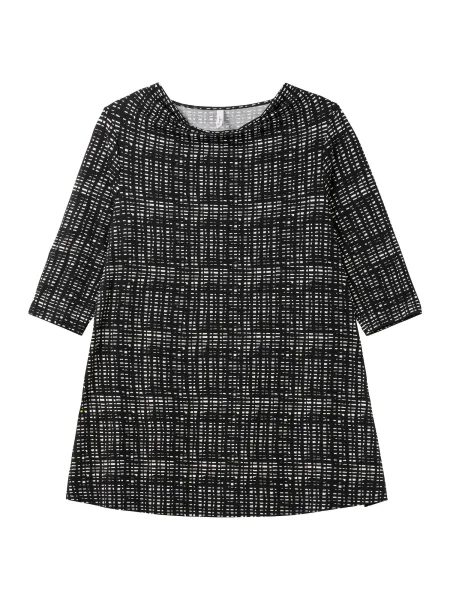 SHEEGO Tunika črna bela