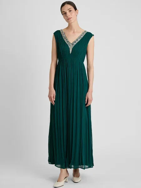 Guido Maria Kretschmer Rochie de seară Melissa smarald / argintiu verde