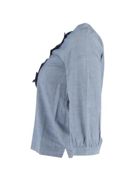 Bluză A.p.c. cu volane albastru