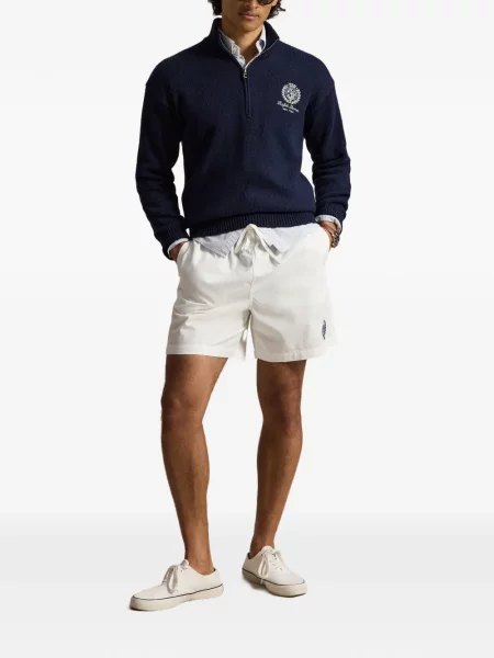 Gulerat șosete Polo Ralph Lauren de lână cu dungi negru