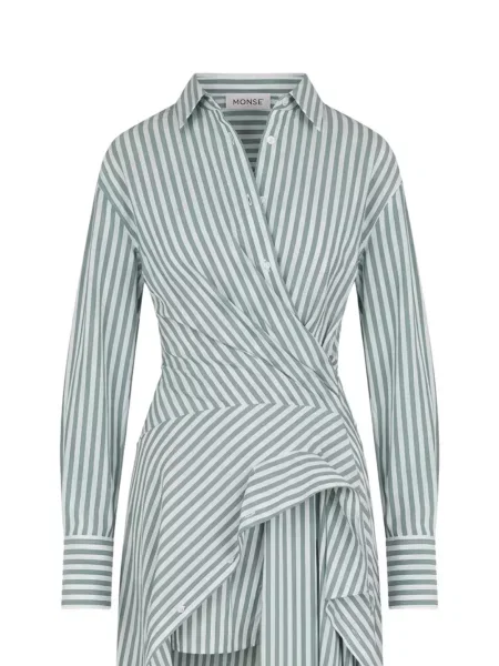 Rochie tip cămașă Monse verde