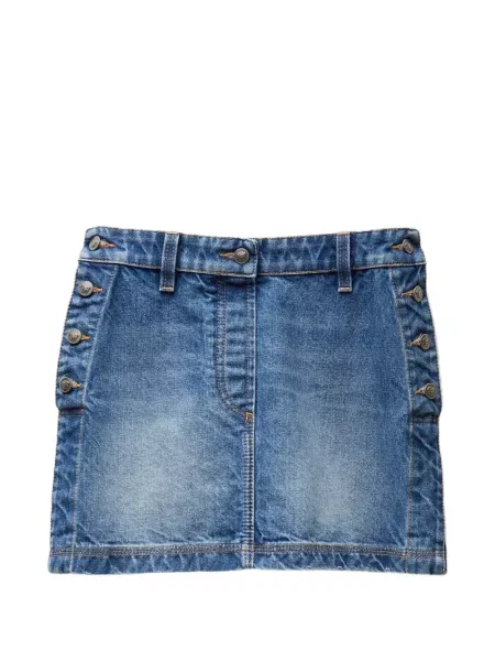 Fustă din denim Versace albastru
