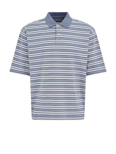 WE Fashion Tričko světlemodrá / šedá bílá