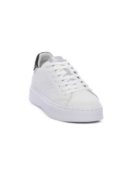 Pantofi Sun68 din piele alb