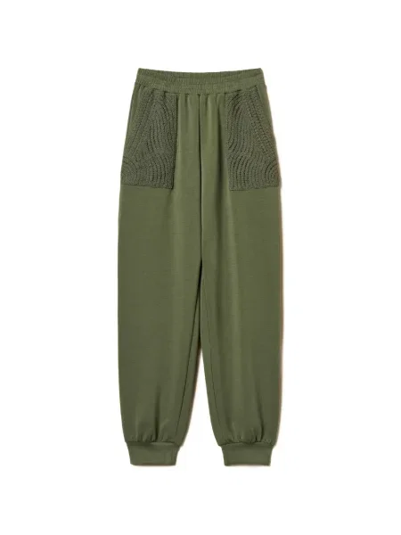 Pantaloni Twinset verde