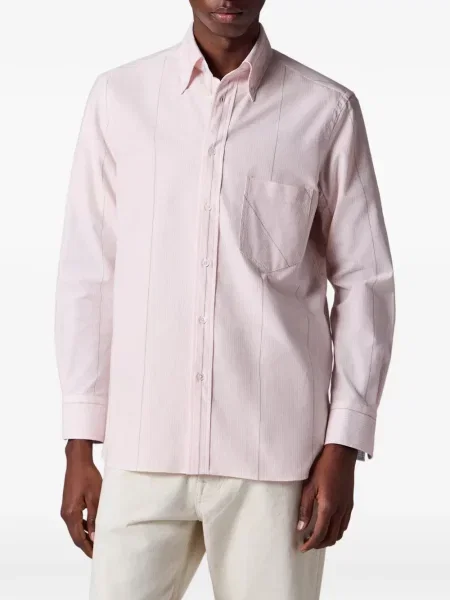 Cămașă Paul Smith cu dungi roz