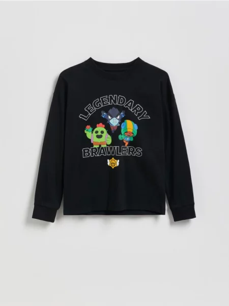 Reserved Longsleeve Brawl Stars czarny