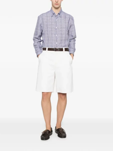 Cămașă Brioni în carouri albastru