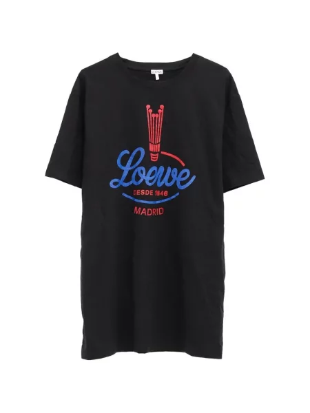 Grafic tricou Loewe cu imagine negru