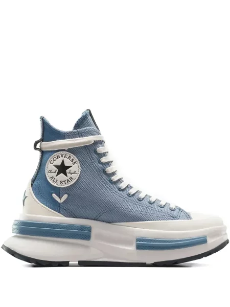 Бягане маратонки Converse Chuck 70 на платформе с принт бяло