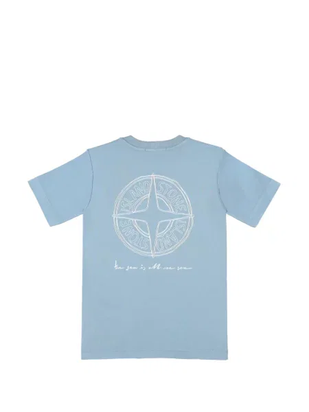 Koszulka dziecięca Stone Island niebieska