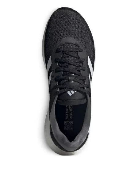 Běžecký květinový top Adidas šedý