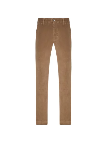 Pantaloni Incotex de catifea cord maro