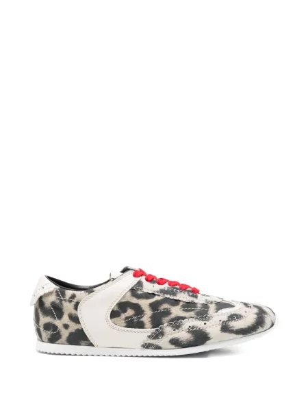 Sneakerși Ermanno Scervino cu șireturi cu imagine cu imprimeu animal print