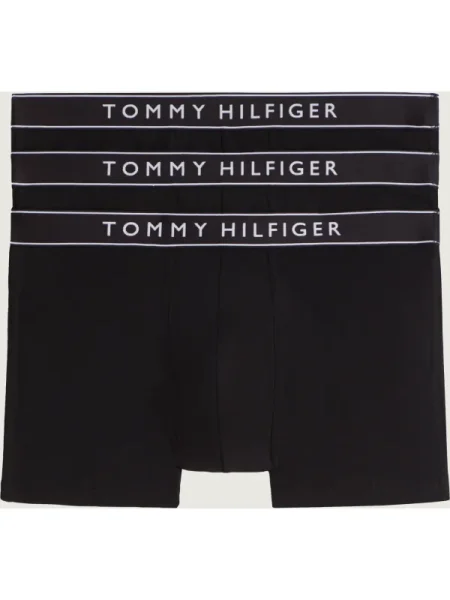 Tommy Hilfiger Underwear Boxeri / alb negru