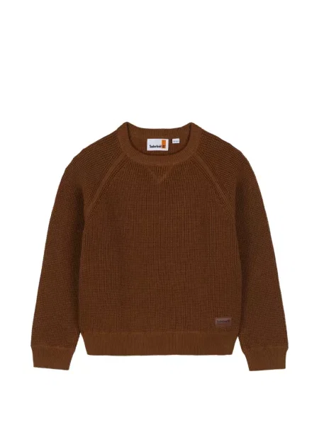 Sweter dziecięcy Timberland brązowy