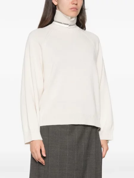 Pulover Brunello Cucinelli gri