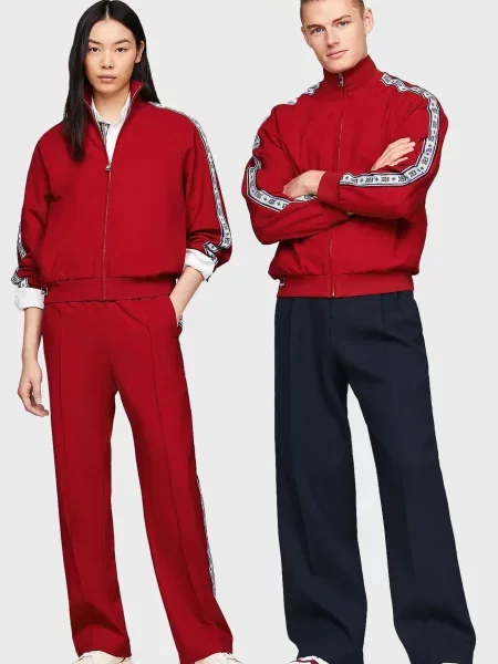 Дитяча куртка Tommy Hilfiger червона