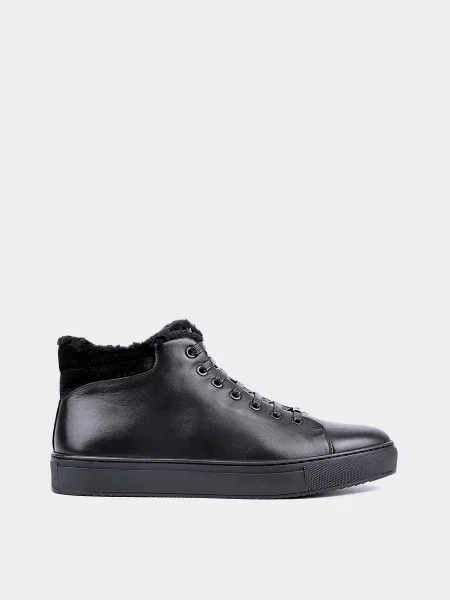 Кожаные ботинки Miraton черные