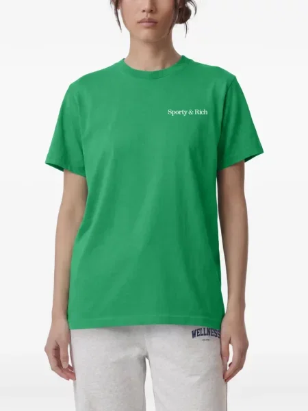 Καταλληλότητα μπλούζα Sporty & Rich με σχέδιο πράσινο