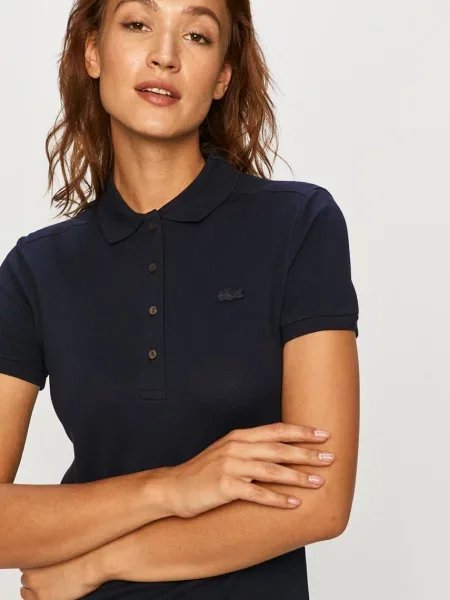 Sukienka Lacoste navy blue niebieska