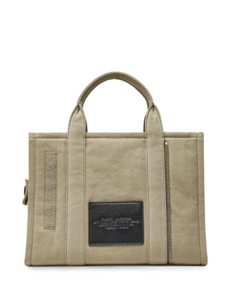 Geantă shopper Marc Jacobs din canvas verde