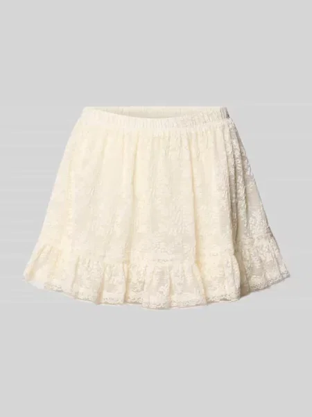 Spódnica mini z koronki z elastycznym pasem Gina Tricot