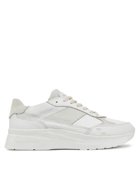 Кожени маратонки Filling Pieces Jet Runner бяло розово