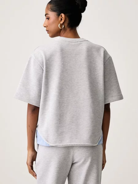 MSGM tricou pentru femei cu gri