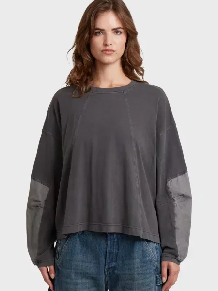 Лонгслів G-star Raw сірий